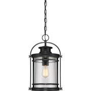 Booker 1-Light Outdoor Lantern in Mystic Black