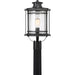 Booker 1-Light Outdoor Lantern in Mystic Black
