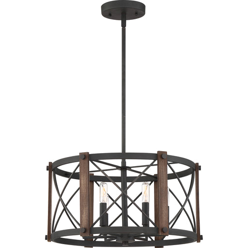 Baron 6-Light Pendant in Marcado Black