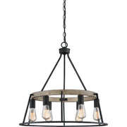 Brockton 6-Light Chandelier in Grey Ash