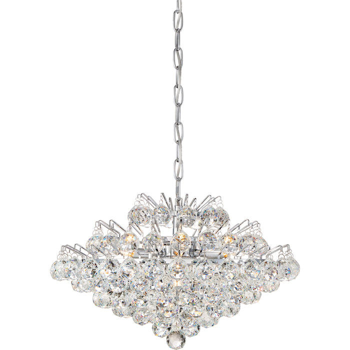 Bordeaux 7-Light Pendant in Polished Chrome