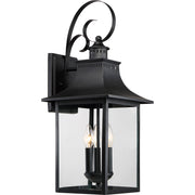 Chancellor 3-Light Outdoor Lantern in Mystic Black