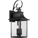 Chancellor 3-Light Outdoor Lantern in Mystic Black