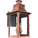 Chalmers 2-Light Outdoor Lantern in Aged Copper