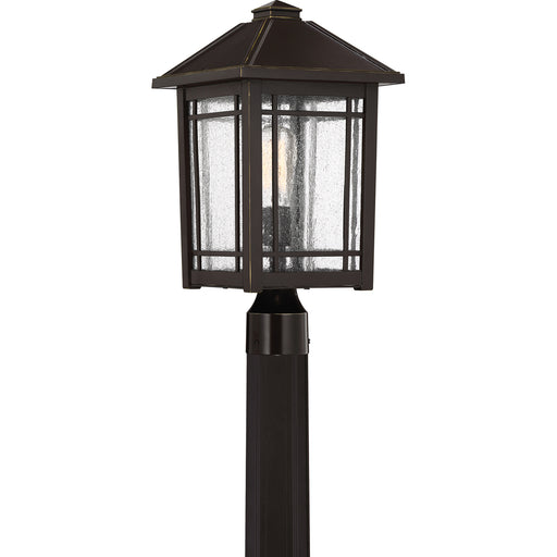 Cedar Point 1-Light Outdoor Lantern in Palladian Bronze
