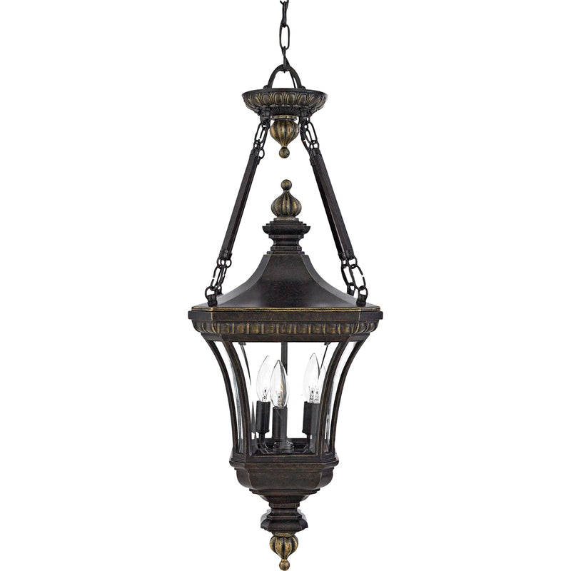 Devon 3-Light Outdoor Lantern in Imperial Bronze