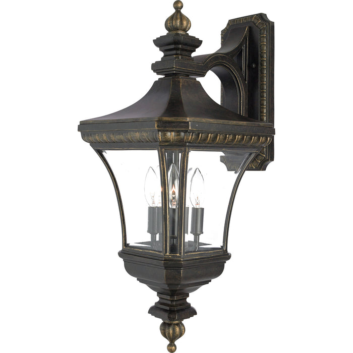 Devon 3-Light Outdoor Lantern in Imperial Bronze