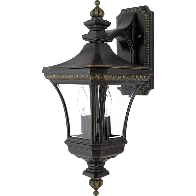 Devon 2-Light Outdoor Lantern in Imperial Bronze