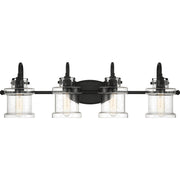 Danbury 4-Light Bath Vanity in Earth Black
