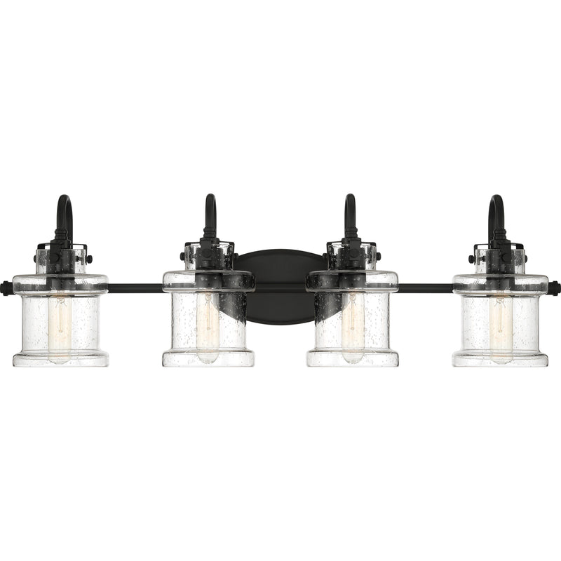 Danbury 4-Light Bath Vanity in Earth Black