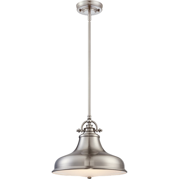 Emery 1-Light Pendant in Brushed Nickel