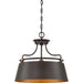 Fairview 3-Light Pendant in Western Bronze