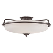 Griffin 4-Light Flush Mount in Palladian Bronze