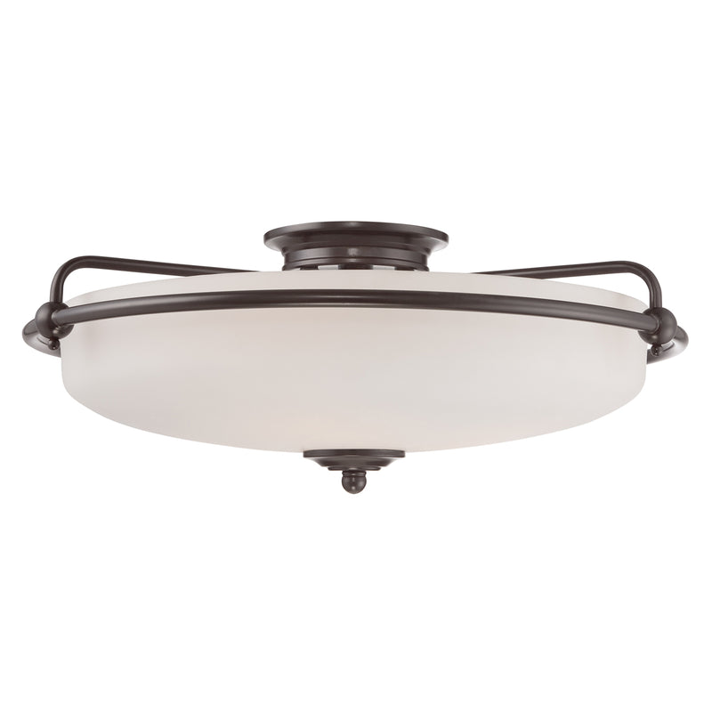 Griffin 4-Light Flush Mount in Palladian Bronze