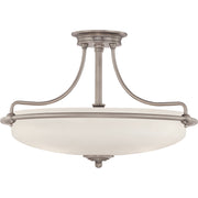 Griffin 4-Light Semi-Flush Mount in Antique Nickel