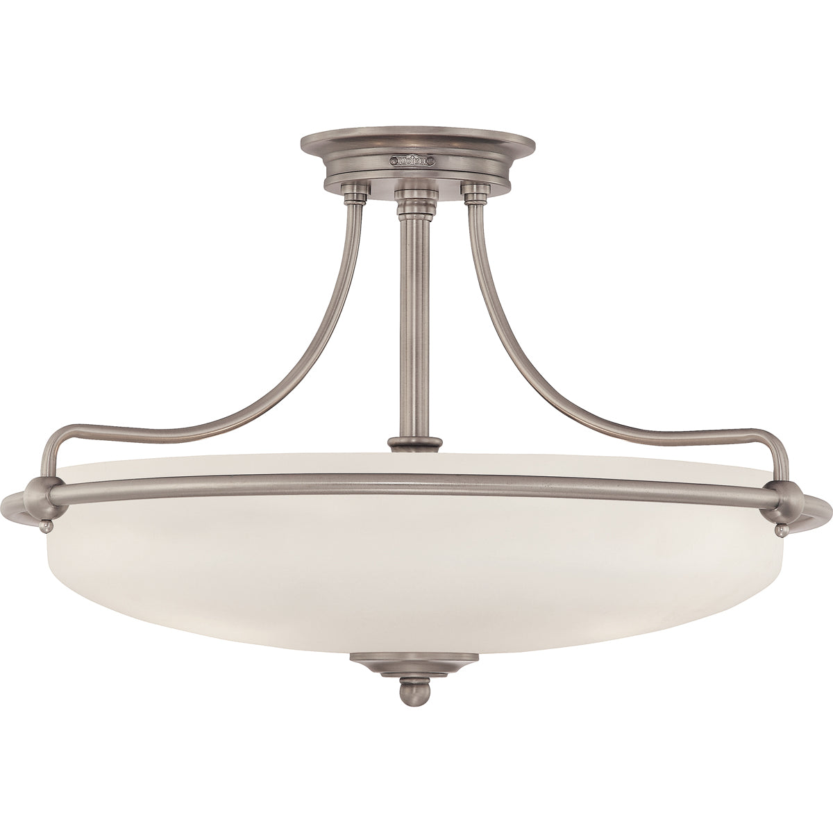 Griffin 4-Light Semi-Flush Mount in Antique Nickel