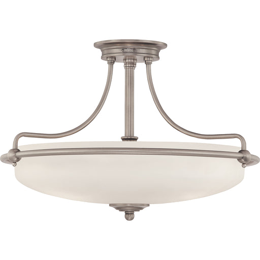 Griffin 4-Light Semi-Flush Mount in Antique Nickel