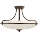 Griffin 4-Light Semi-Flush Mount in Palladian Bronze