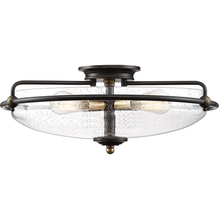 Griffin 4-Light Flush Mount in Palladian Bronze