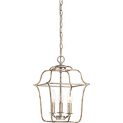 Gallery 3-Light Pendant in Century Silver Leaf