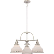 Grant 3-Light Chandelier in Brushed Nickel