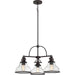 Grant 3-Light Chandelier in Palladian Bronze