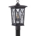 Grover 1-Light Outdoor Lantern in Mystic Black