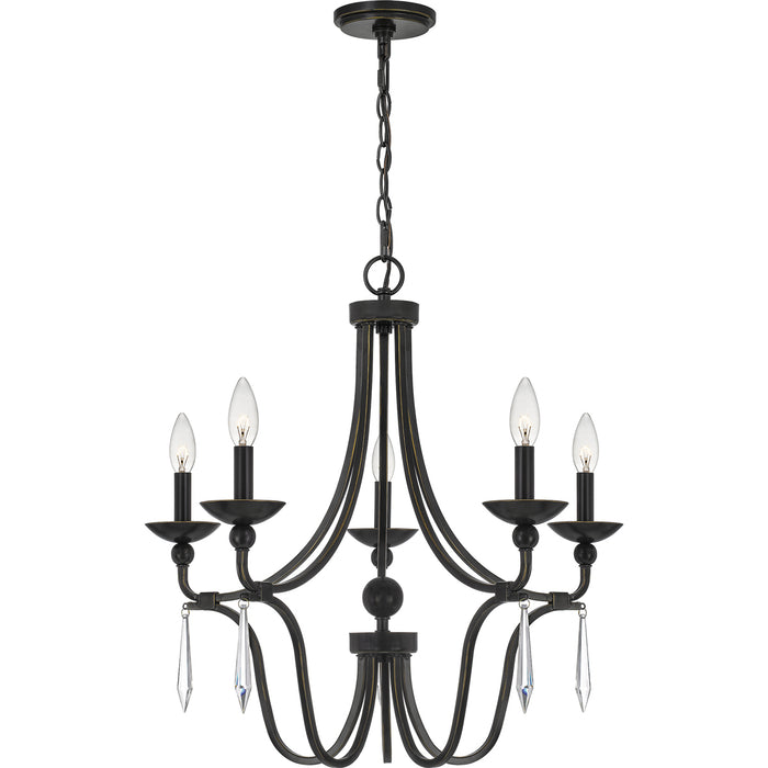Joules 5-Light Chandelier in Palladian Bronze