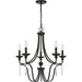 Joules 5-Light Chandelier in Palladian Bronze