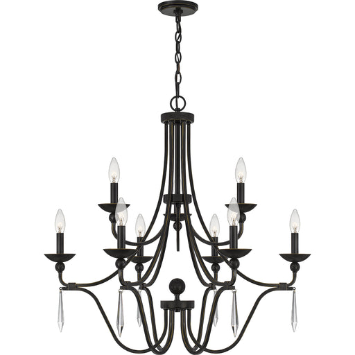 Joules 9-Light Chandelier in Palladian Bronze