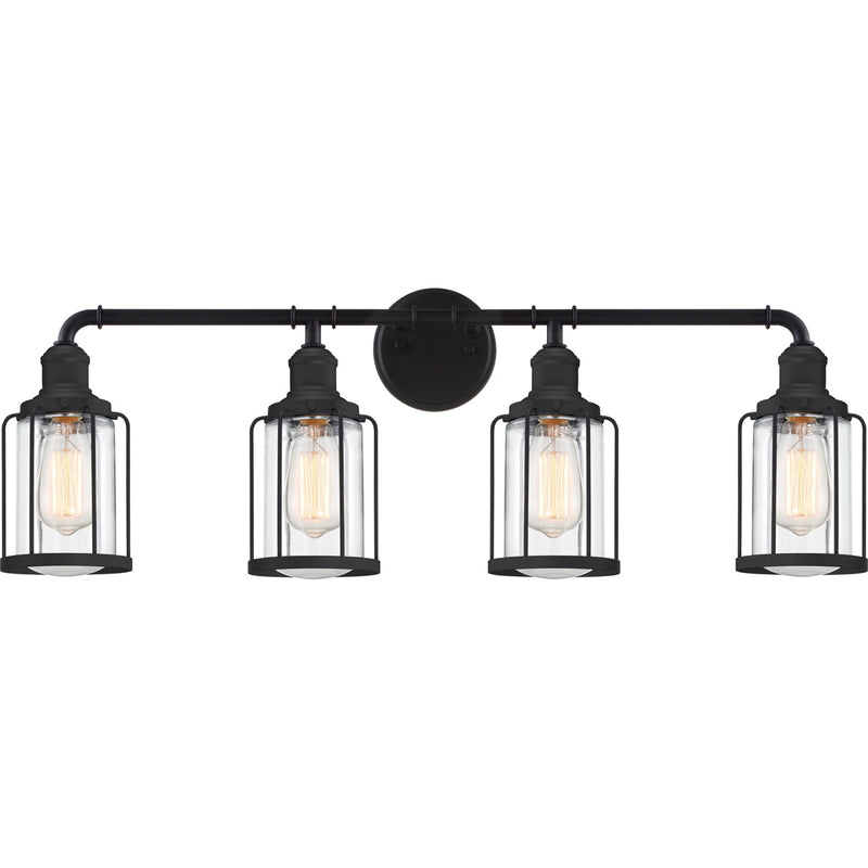Ludlow 4-Light Bath Vanity in Earth Black