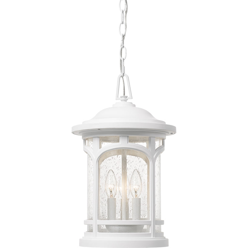 Marblehead 3-Light Outdoor Lantern in White Lustre