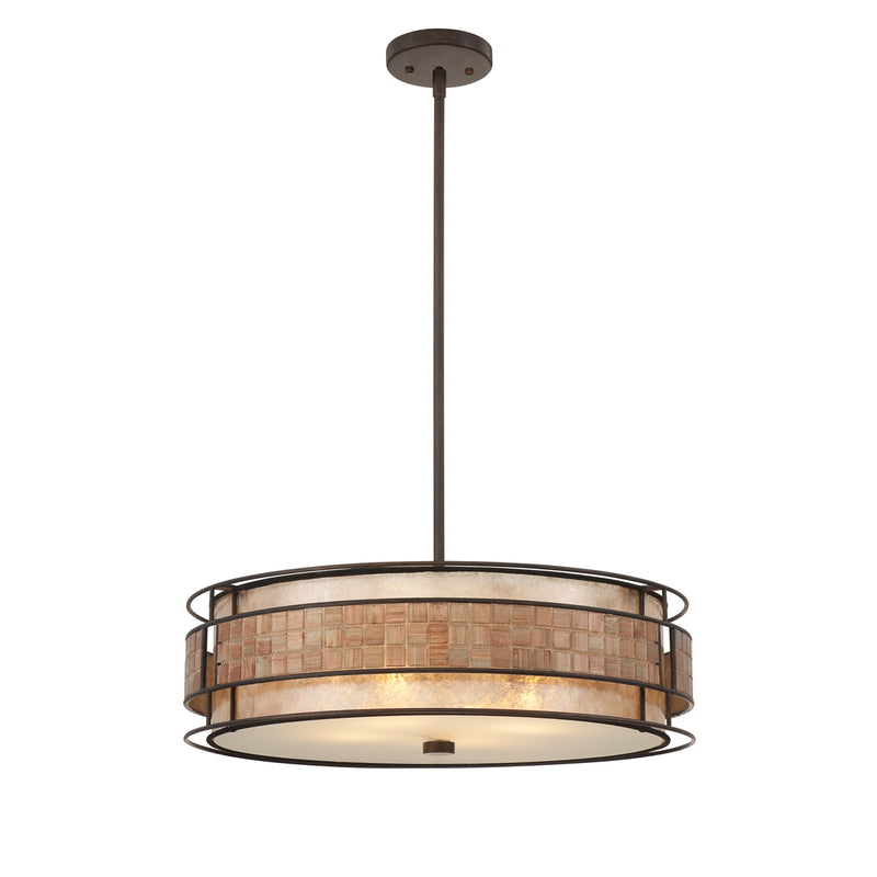 Laguna 4-Light Pendant in Renaissance Copper