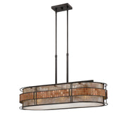Laguna 3-Light Island Light in Renaissance Copper