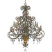 Marquette 20-Light Chandelier in Heirloom