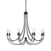 Mirren 8-Light Chandelier in Imperial Bronze