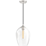 Nostalgia 1-Light Mini Pendant in Polished Nickel