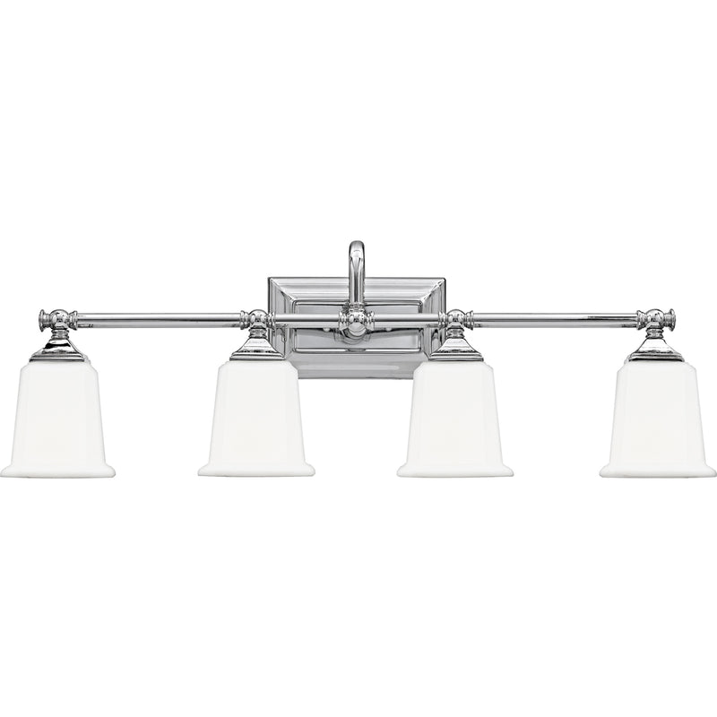 Nicholas 4-Light Bath Vanity in Polished Chrome