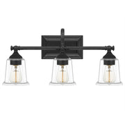 Nicholas 3-Light Bath Vanity in Earth Black