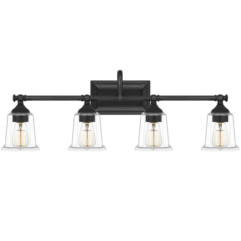 Nicholas 4-Light Bath Vanity in Earth Black
