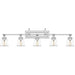 Nicholas 5-Light Bath Vanity in Polished Chrome