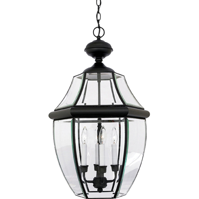 Newbury 4-Light Outdoor Lantern in Mystic Black