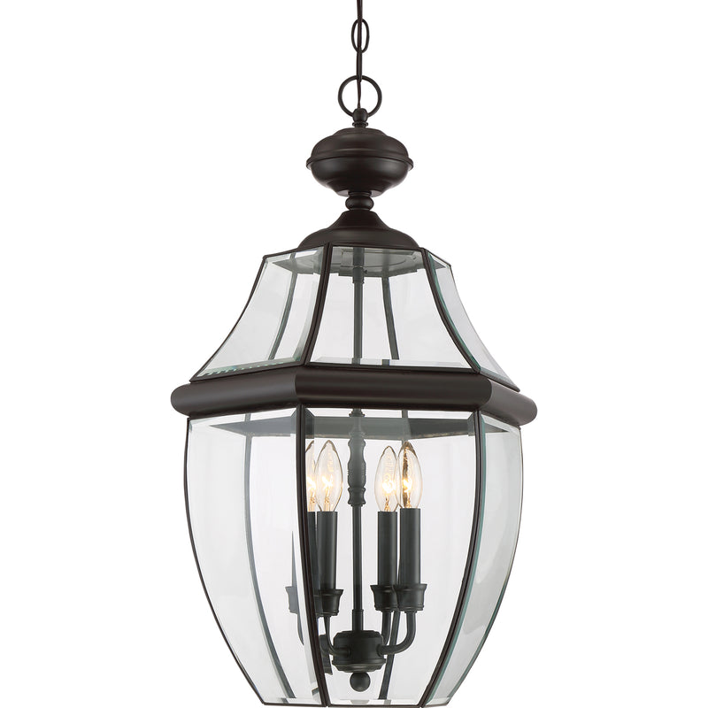Newbury 4-Light Outdoor Lantern in Medici Bronze