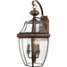 Newbury 3-Light Outdoor Lantern in Aged Copper