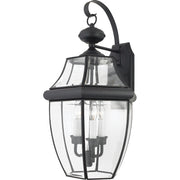 Newbury 3-Light Outdoor Lantern in Mystic Black