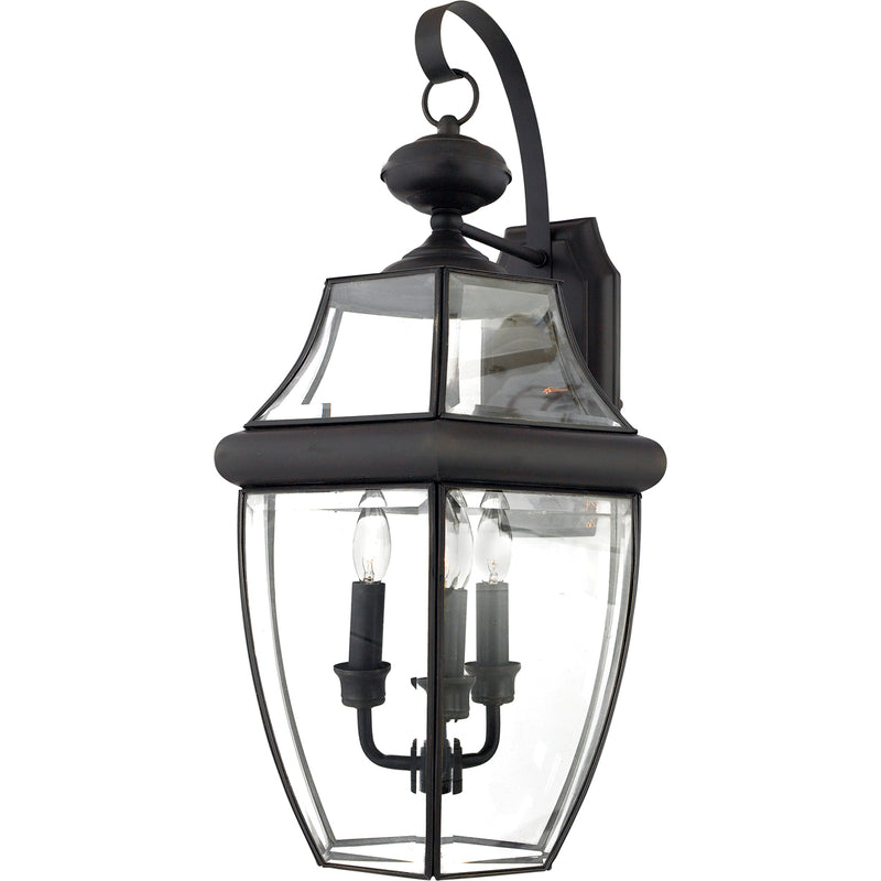 Newbury 3-Light Outdoor Lantern in Medici Bronze