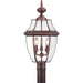 Newbury 3-Light Outdoor Lantern in Aged Copper
