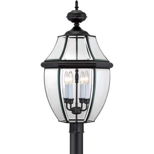 Newbury 4-Light Outdoor Lantern in Mystic Black