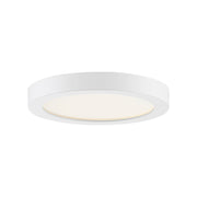Outskirts LED Flush Mount in White Lustre