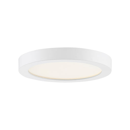 Outskirts LED Flush Mount in White Lustre